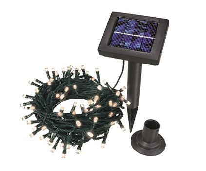 Kerstverlichting op zonnestroom