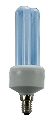 Blauw gekleurde spaarlamp 11W E14